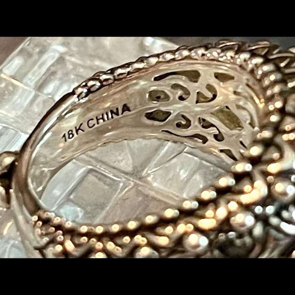 Barbara Bixby Sterling Silver, 18k, Blue Topaz ring - Picture 7 of 7